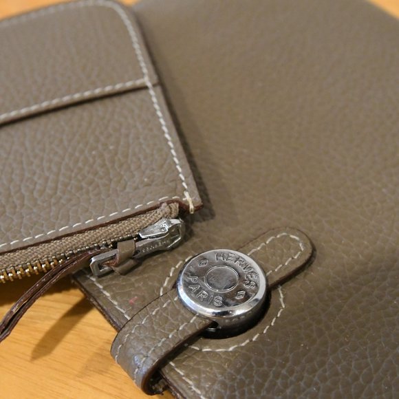 HERMES Dogon Duo Etope Leather Wallet Set - 2009 - Picture 3 of 8